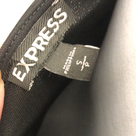 Express black & white spaghetti strap tank top - Picture 7 of 7